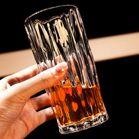 Ensemble de verres en verre de style européen bière domestique jus de fruits boisson froide tasse à thé approvisionnement direct pour l'eau potable