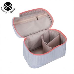 BSCI Factory Soft Canvas <b>Make</b> up Bag Portable Skincare Storage Organizer Travel Cosmetic Bag - Product Image 5