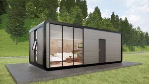 Casa Cápsula Espacial Apple Cabin de WELLCAMP, Casa Modular Prefabricada, Unidad de Vivienda Pequeña Inteligente, Cabaña Cápsula de Lujo para Resort/Hotel - Product Image 2