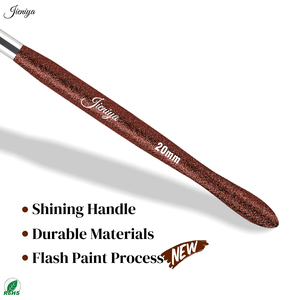 Meilleures ventes : Ensemble de 3 pinceaux <span class=keywords><strong>liner</strong></span> fins à poils en nylon et manche en plastique <span class=keywords><strong>marron</strong></span> brillant, pour le nail art et le gel polish - Product Image 2