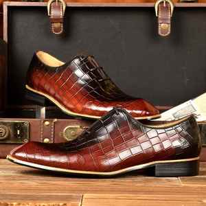 1 1 nuevos zapatos de cuero de vaca de primera capa para hombre de estilo británico de alta calidad zapatos de cuero informales de negocios para hombre - Product Image 4