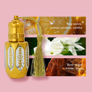 Perfume árabe para mujer con aroma a vainilla, jazmín, flores y frutas. Perfume de Oriente Medio. Aceite esencial. Perfume sin alcohol. - Product Image 3