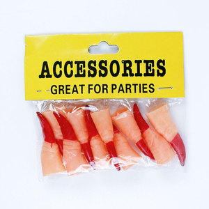 Halloween giả ngón tay đặt ma Zombie Ma Cà Rồng giả ngón tay móng tay cosplay ưa thích ăn mặc phù thủy mũi trang phục phụ kiện 10 móng tay - Product Image 3