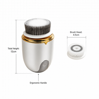 Nouveau masseur corporel électrique rotatif entièrement automatique de petite taille, fonction de relaxation musculaire, brosse nettoyante rechargeable et étanche