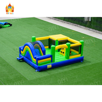 Jeux gonflables de terrain de jeu de videur de trampoline de location de partie pour des enfants et la taille adulte 10*6m/inflables