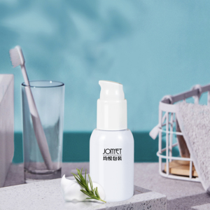 Branco 500ml Garrafa Pet Plástico com Spray Bomba de Cabeça para Sabão Shampoo Loção Creme Facial Cleanser Creme Facial para o Uso Diário