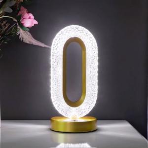 LED Crystal <b>Table</b> <b>Lamp</b> Stepless Dimming USB Charging <b>Touch</b> Switch Remote Control <b>Bedside</b> Light Living Room Decoration Desk <b>Lamp</b> - Product Image 1