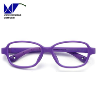 Lunettes optiques rectangulaires TR90 personnalisées OEM, anti-lumière bleue, pour enfants et adolescents, taille 46-15-125, 10+ ans d'expérience