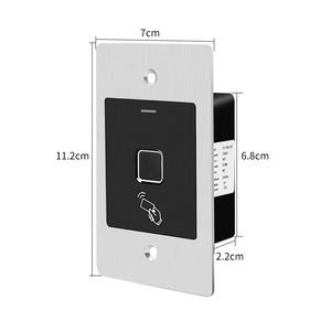 IP66 Hệ thống kiểm soát truy cập thang máy không thấm nước Nhúng đầu đọc thẻ vân tay nhận dạng sinh trắc học Sản phẩm kiểm soát truy cập - Product Image 2