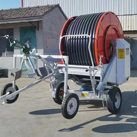Machine d'irrigation et d'arrosage métallique robuste de grande capacité, fabriquée en Chine, avec fonctions de découpe et de fonderie, pour usage agricole mobile
