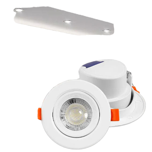 Có thể điều chỉnh 90 độ <span class=keywords><strong>LED</strong></span> 3cct Trần Spotlight AC100-240V 7 Wát quay số chuyển đổi IP20 cho nhà trong nhà với pp + ps chất liệu - Product Image 2