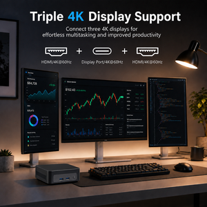 Mini PC Económico Preparado para IA, AMD R7 <span class=keywords><strong>5800H</strong></span> 5 5600H 5625U, 2xDDR4 3200MHz, SSD NVMe, Tipo-C, GPU Integrada RDNA2, Computadora de Escritorio, Win11 - Product Image 5