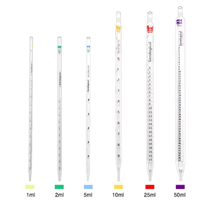 Pipettes en plastique de laboratoire 1mL 2mL 5mL 10mL 15mL 25mL 50mL 100mL Pipettes sérologiques pour la manipulation des liquides - Product Image 2