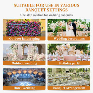 Cheap Price silk Floral Wedding Silk Flower Centerpiece Artificial Flowers Flower Ball for <b>Table</b> Decoration - Product Image 6