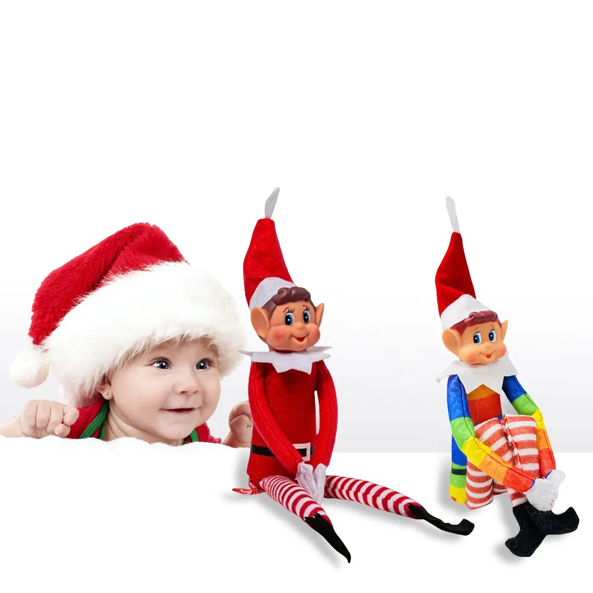 Kerst Elf Pop Kerst Elf Decoratie Plank Elf Schattige Pluche Plank Speelgoed