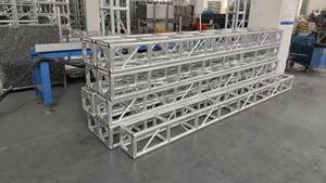 Vuông hợp kim nhôm giai đoạn 300mm x 300mm chiếu sáng giàn hệ thống hiển thị TUV chứng nhận mái giàn Spigot loại mô hình tam giác - Product Image 4