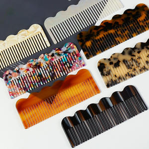 Vendita calda di grandi dimensioni colorato stampa leopardo pettini per capelli in acetato nuovo stile accessori per donne o ragazze - Product Image 2