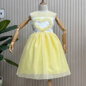 Odm Cung Cấp Tùy Chỉnh Dễ Thương Mô Hình Trái Tim Công Chúa Ngắn Ăn Mặc Cho Cô Gái Đáng Yêu Trẻ Em Bên Ăn Mặc Ưa Thích Ăn Mặc Cho Trẻ Em - Product Image 1