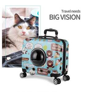 फैक्टरी थोक सबसे अच्छा पालतू कुत्ता घुमक्कड़/पालतू साइकिल ट्रेलर सप्ताहांत के लिए पीसी ABS Carrito Perro बिल्ली घुमक्कड़ बाहर टहलना टहलने - Product Image 2