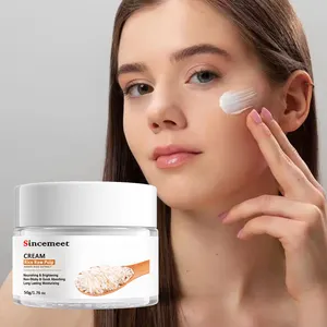 Fabricant de soins de la peau visage riz céramide crème hydratante pas de graisse longue durée lisse absorption rapide crème pour le visage