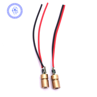 Module de Diode Laser en forme de points rouges, 3-5v 650nm 5mw avec PCB