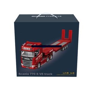 <span class=keywords><strong>Camion</strong></span> tracteur <span class=keywords><strong>Scania</strong></span> 770S sous licence 1/18 12CH 2.4G <span class=keywords><strong>RC</strong></span> avec plateau, modèle de <span class=keywords><strong>camion</strong></span> d'ingénierie professionnel en métal - Product Image 6