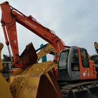 Excavatrice Hitachi ZX135US d'occasion du Japon, 12-13 tonnes, à queue courte, modèle chenillé Hitachi ZX120 ZX130 ZX135 pour la construction