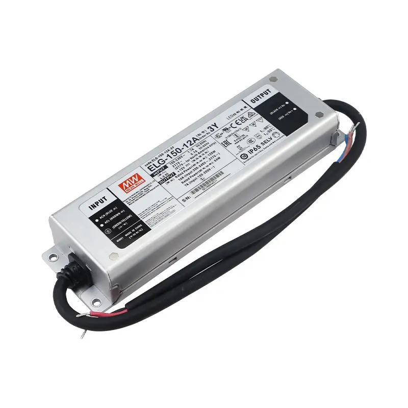 Meanwell-Treiber führte ELG-150-24 24V 6.25A 150W Strom versorgung 24 bis 12 Volt Konstant strom Spannung LED-Treiber