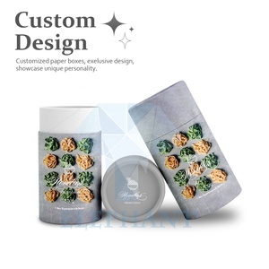 Custom Hot Sale Food Grade Rigid Kraft Cylinder Tube Package PVC Window Dry Noodles Cereal Breakfast Pasta Noodles Paper Tube - Product Image 3
