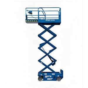 Plataforma elevadora pequeña, certificación CE, plataforma elevadora de tijera eléctrica portátil de 4-16 m, plataforma de elevación automática móvil hidráulica - Product Image 5