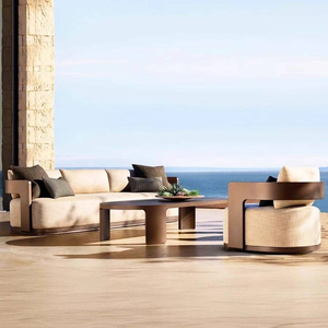 Modern Aluminum Patio Furniture Set Outdoor <b>Waterproof</b> Garden Hotel Furniture Villa Outdoor Furniture Sets - Product Image 1