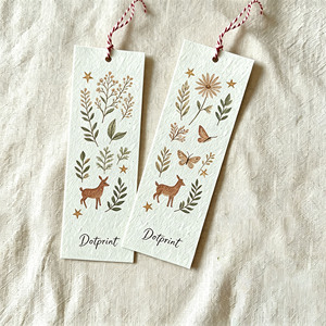 Marcapáginas de Papel con Semillas Impresas Personalizadas, Semillas de Flores Silvestres Integradas, Ecológico, Marcapáginas de Papel con Semillas Troqueladas - Product Image 3