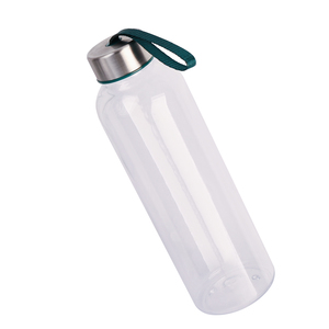 Bpa Gratis Op Maat Gemaakte 500Ml/17Oz Tritan Drink Waterfles Voor Sport Draagbare Plastic Heldere Waterfles Met Lanyard - Product Image 2