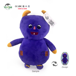 Jouets en peluche personnalisés OEM ODM avec logo, monstres multi-yeux en coton, poupées mascottes, animaux en peluche pour cadeau d'enfant - Product Image 3