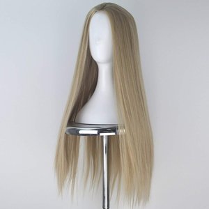 Hombres Halloween Hada Rey <span class=keywords><strong>Thranduil</strong></span> Cosplay Peluca de pelo rubio largo y recto - Product Image 3