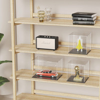 Vente flash : Vitrine moderne en acrylique transparent pré-assemblée et écologique pour figurines d'action avec options personnalisées