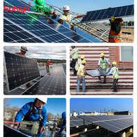Kit Panel Surya Lengkap 48V 51.2V 5KW 10KW 20KW 30KW 60kwh/Hari Sistem Baterai Rumah Lifepo4 Baterai Surya Sistem Energi Surya