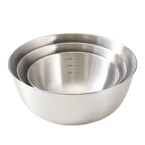 Factory Directly Sell Salad Bowl Stainless Steel Mixing Bowl
