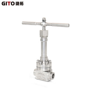 Válvula de Cierre de Acero Inoxidable Forjado para Temperaturas Ultrabajas (-196°C) con Estructura de Aguja para Paro de Aceite a Alta Presión - Product Image 3