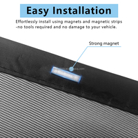 Moustiquaire magnétique pour porte de camping-car, fixation puissante, installation facile, design sans dommage pour caravane et remorque