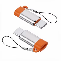 Adaptador Mini OTG D1652 6A de Aluminio USB-C/USB 3.1 Tipo C Macho a 8 Pines Hembra