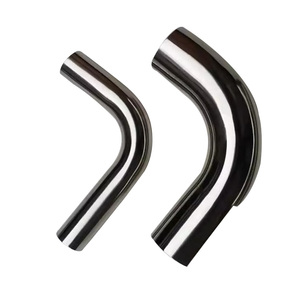 Prezzo competitivo SS304 <span class=keywords><strong>316</strong></span> con estremità diritte lungo raggio 3A Standard 3D 5D per uso alimentare 90 gradi 3 "curva sanitaria - Product Image 1