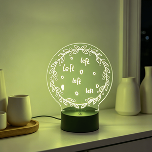 Corporate Gift Souvenir Rechargeable <b>LED</b> Night <b>Light</b> Marker Board Message Board with Pen Children Night <b>Light</b> Gift - Product Image 1