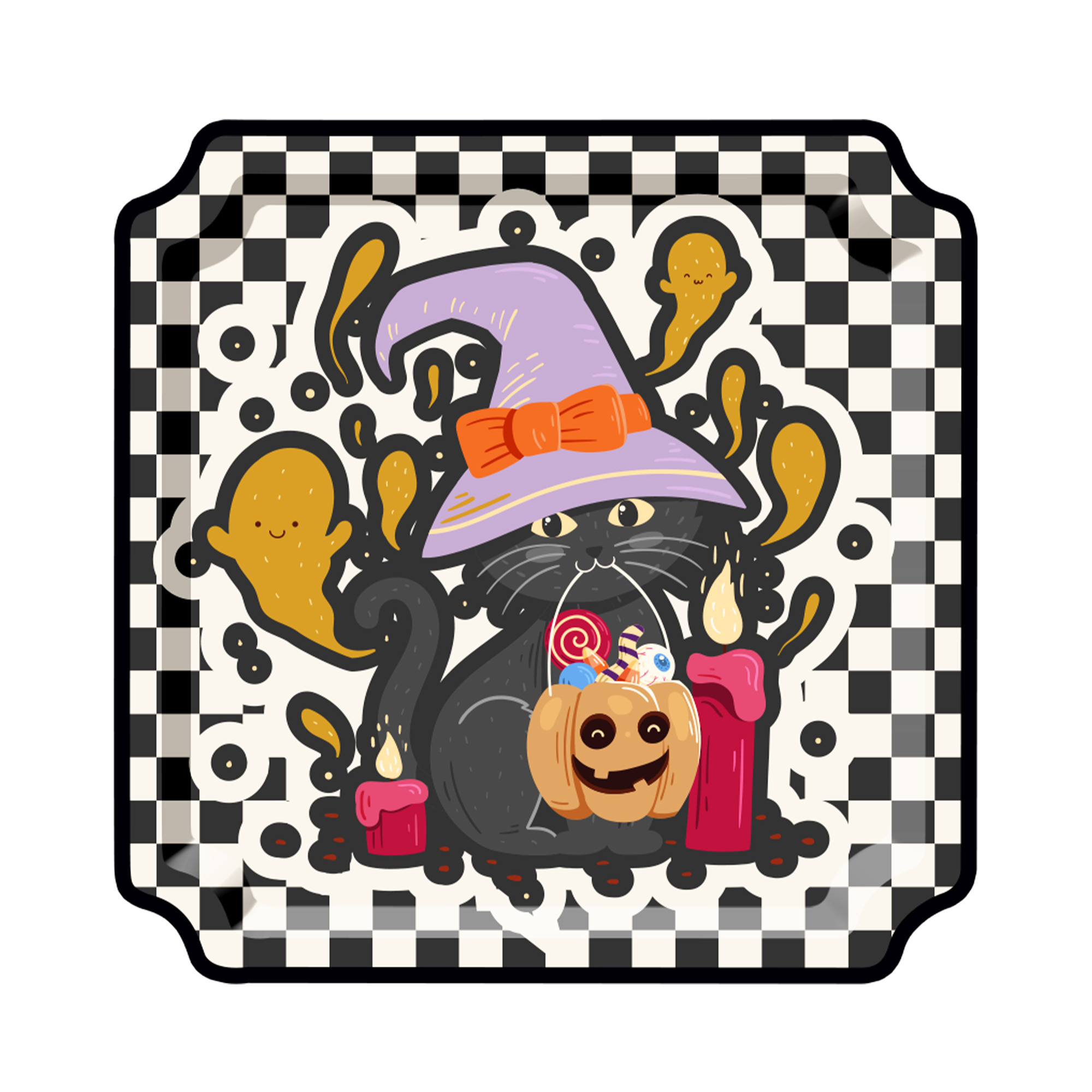 Plato de papel de 10.5 pulgadas * 8 unidades