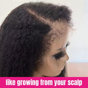New <strong>4C</strong> Textured Hairline <strong>Wigs</strong> Curly Baby Hair Natural <strong>Edges</strong> HD Lace Frontal Glueless <strong>Wigs</strong> Kinky Yaki Straight Human Hair <strong>Wigs</strong> - Product Image 3