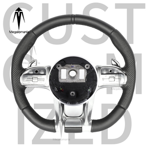<span class=keywords><strong>Volant</strong></span> en PU compatible avec Mercedes-Benz C180 C200 C190 W117 W166 W177 S500 W205 W213 W216 W217 W218 W222 W253 W257 W463 GLE G63 C63 - Product Image 1