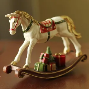 Hot Koop Gepersonaliseerde Hars Trojan Ornamenten Amerikaanse Idyllische Huis Kerstversiering Ambachten & Geschenken