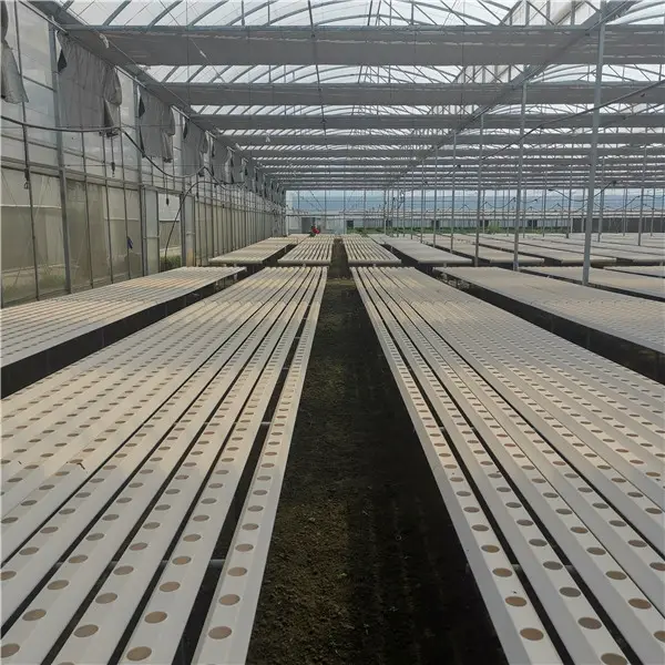 100*50mm sera tarım Aquaponic topraksız PVC boru marul büyümek sistemi NFT kanal sistemi