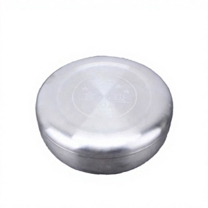 Tazón de Arroz de Doble Pared de Acero Inoxidable 304 con Tapa, Plateado Cepillado, Contenedor Coreano Gonggibat para Arroz al Vapor, para Suministros de Vajilla de Restaurante - Product Image 1