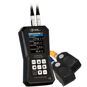 Débitmètre à ultrasons PCE Instruments Série PCE-TDS 200 avec affichage numérique pour la mesure des fluides - Product Image 1